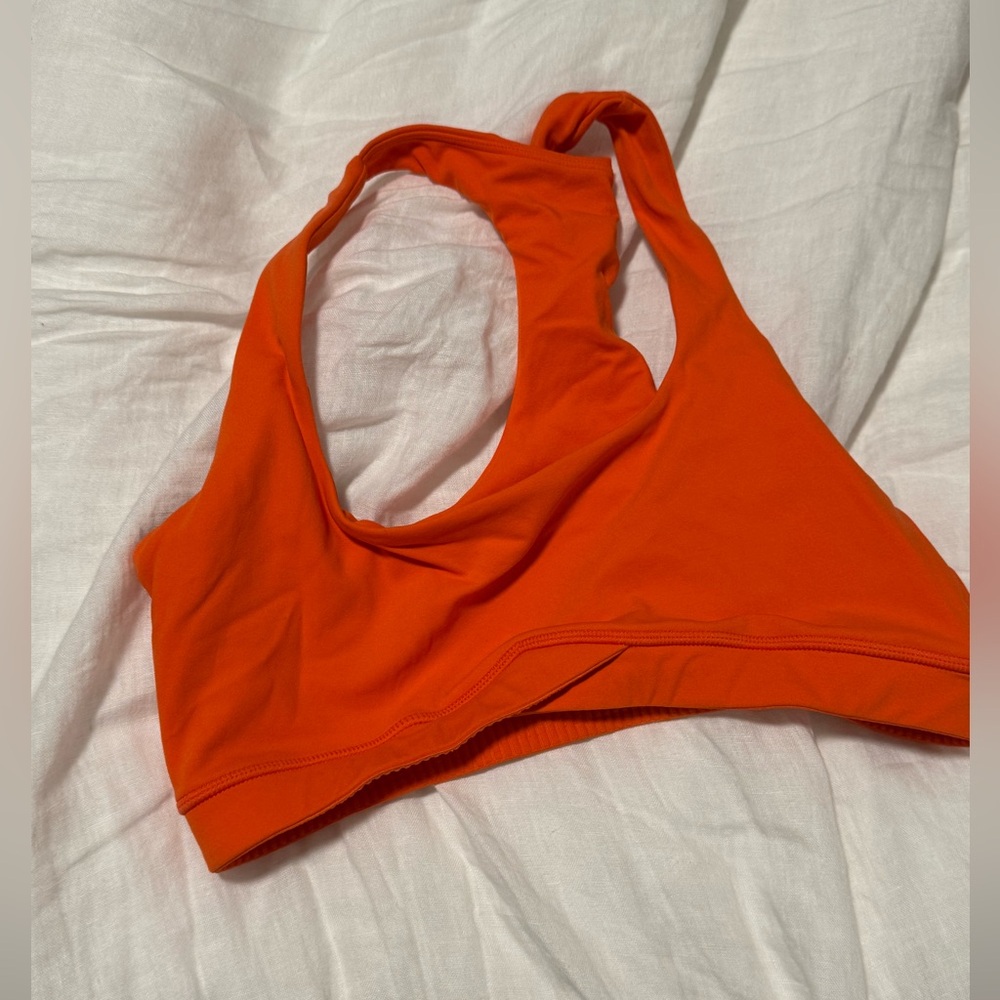 Vibrant Orange Sports Bra